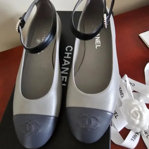Chanel ballerina flats 23B size 39 /9 NEW - Picture 3 of 10